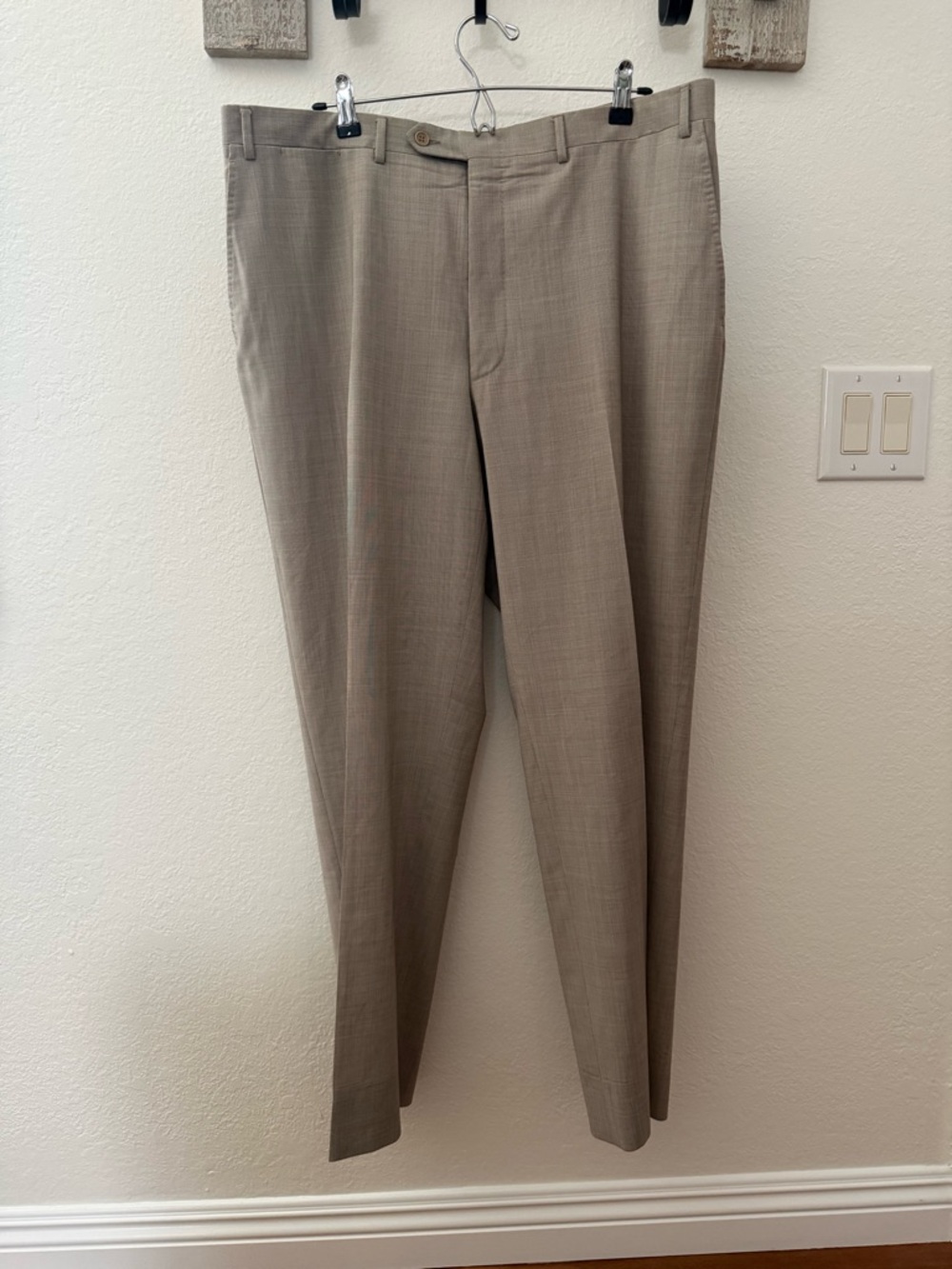 Canali Men's Dress Pants in Taupe